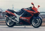 【ヤマモトレーシング】ヤマモト.R ステン4-2-1 カーボンサイレンサー ZZR1100【カタログ品番：P026-4040】【メーカー品番：41100-21SCB】