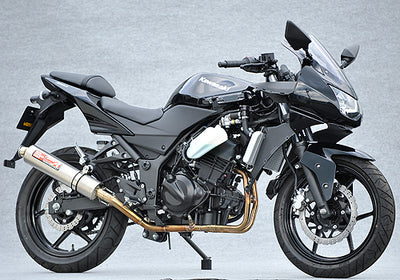 【ヤマモトレーシング】ヤマモト.R ステン2-1 チタンサイレンサー DOWN NINJA250R 08【カタログ品番：P034-2007】【メーカー品番：40251-61STC】
