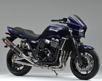 【ヤマモトレーシング】ヤマモト.R SPEC-A チタン 4-2-1 UP カーボン ZRX1200DAEG 09【カタログ品番：P042-2194】【メーカー品番：41202-21TCR】
