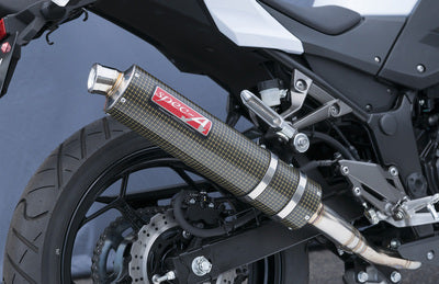 【ヤマモトレーシング】ヤマモト.R ステン スリップオン ケブラー Ninja250 13-【カタログ品番：P055-6992】【メーカー品番：40252-01NKB】