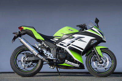 【ヤマモトレーシング】ヤマモト.R ステン スリップオン チタンサイレンサー Ninja250 13-【カタログ品番：P055-6989】【メーカー品番：40252-01NTB】