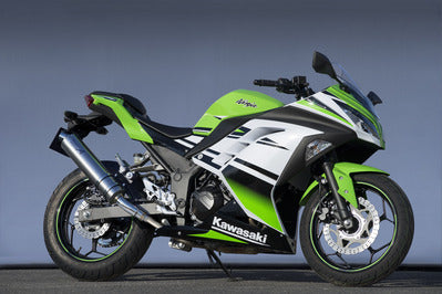 【ヤマモトレーシング】ヤマモト.R ステン スリップオン チタンサイレンサー Ninja250 13-【カタログ品番：P055-6989】【メーカー品番：40252-01NTB】