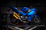 【ヤマモトレーシング】ヤマモト.R SPEC-A 2-1-2 TWIN ゴールド Ninja250 18-(2BK-EX250P)【カタログ品番：P093-7681】【メーカー品番：40255-52SAG】