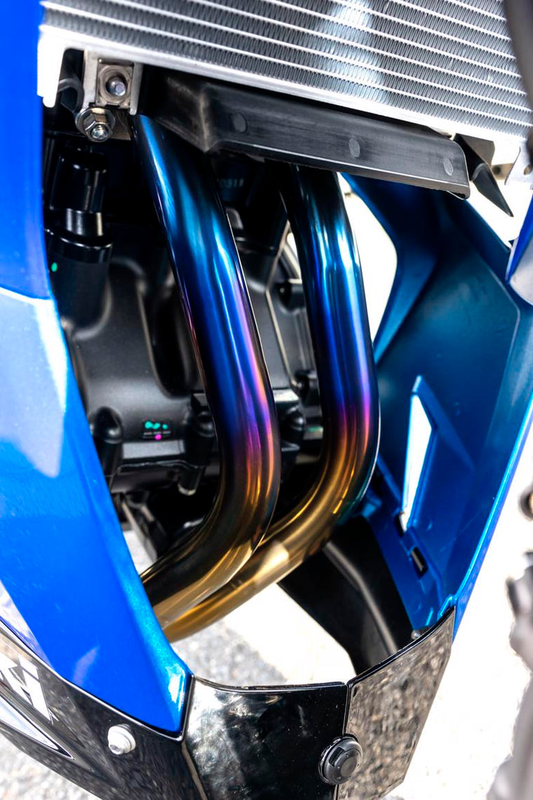 【ヤマモトレーシング】ヤマモト.R SPEC-A 2-1-2 TWIN ゴールド Ninja250 18-(2BK-EX250P)【カタログ品番：P093-7681】【メーカー品番：40255-52SAG】