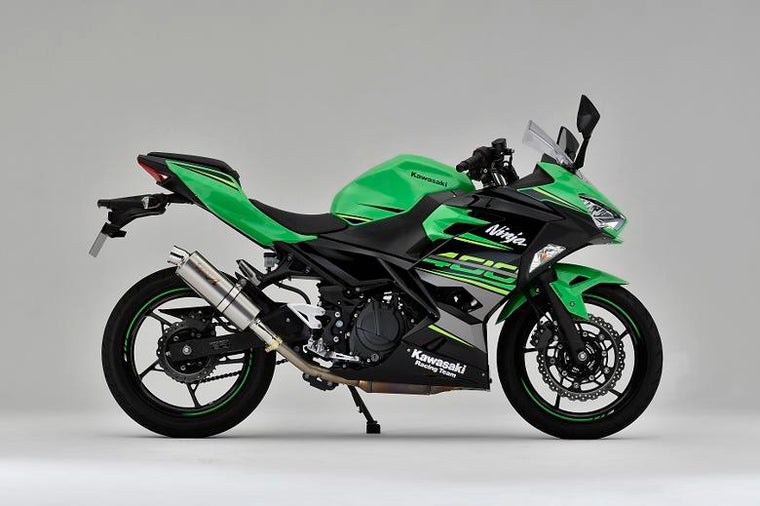 【ヤマモトレーシング】ヤマモト.R SPEC-A S O チタン 認証 Ninja400 18-【カタログ品番：P095-6237】【メーカー品番：40406-01NTB】