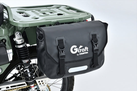 ジークラフト|GcraftxSTREAM TRAIL サドルバッグ ブラック 汎用 ターポリン|39439