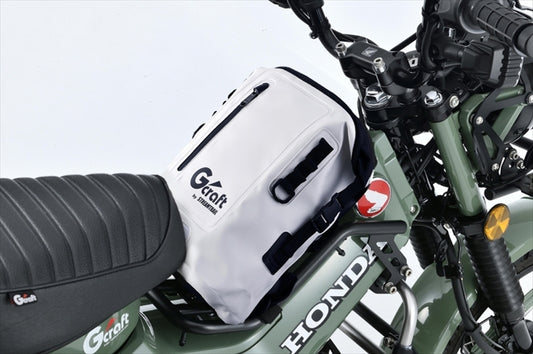 ジークラフト|GcraftxSTREAM TRAIL センターバッグ ホワイト 汎用 ターポリン|39473