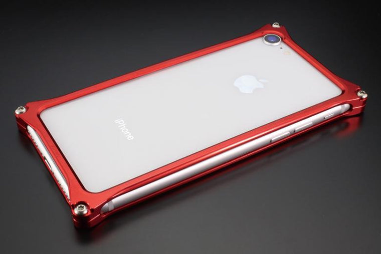 【ギルドデザイン】ギルドD ソリッドバンパー レッド iPhone8 7 GI-402R【カタログ品番：P082-9321】【メーカー品番：42414】