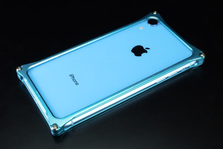 【ギルドデザイン】ギルドD ソリッドバンパー ライトブルー iPhoneXR GI-424LB【カタログ品番：P097-5681】【メーカー品番：42807】