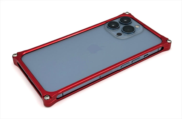 【ギルドデザイン】ソリッドバンパー レッド          iPhone 13/13 Pro GI-431R 43252