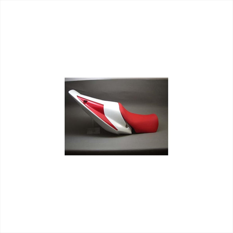 エーテック｜シングルシートカウル FRP白+シート赤 ｜H10001-RED