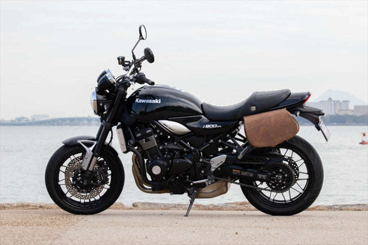 【デグナー】Z900RS専用ステー付サドルバック ブラウン SB-97