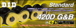 【ディーアイディー】420D G＆B ゴールド/ブラック    140L STDシリーズ 420D G&B