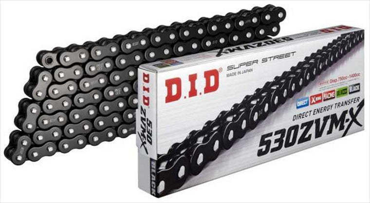 DID(ディーアイディー)｜520ZVM-X BLK＆BLK 122L ZVMXシリーズ｜520ZVM-X BK BK