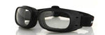 【RIDEZ】ライズ Piston Goggle BPIS01C ブラック クリアー【カタログ品番：P042-1311】【メーカー品番：4527625075641】