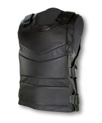 バイク用品 ウェア その他(ウェア)<br>ライズ ARMED LEATHER VEST BK M-L<br>RIDEZ 4527625081215 取寄品