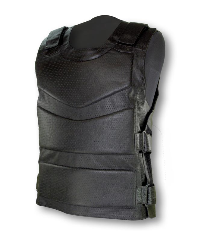 バイク用品 ウェア その他(ウェア)<br>ライズ ARMED LEATHER VEST BK LL-3L<br>RIDEZ 4527625081222 取寄品