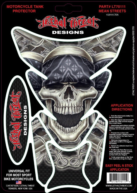 【RIDEZ】ライズ Lethal Threat Tank Pad LT70111【カタログ品番：P047-0386】【メーカー品番：4527625081543】