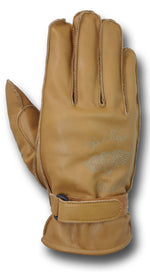 <br> バイク用品 ウェア グローブ<br>ライズ KnuckleHead グローブ VintageCow BR ＃M<br>RIDEZ 4527625085244 取寄品