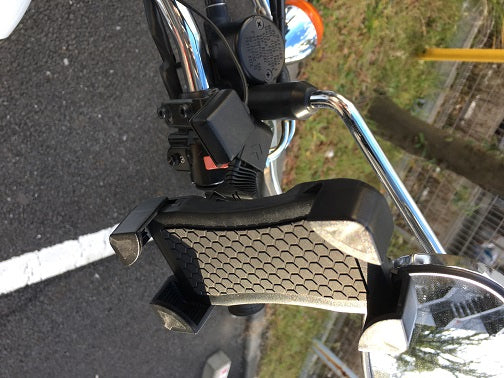 【RIDEZ】ライズ YATTAH(ヤッター) バイクマウント ミラーホールジョイントタイプ【カタログ品番：P083-1290】【メーカー品番：DEF-BM2】