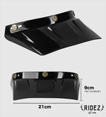 ライズ｜バイザー TRIPLE CROSS BLACK｜4527625125179