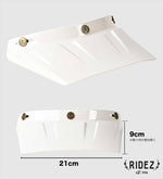 ライズ｜バイザー TRIPLE CROSS WHITE｜4527625125186