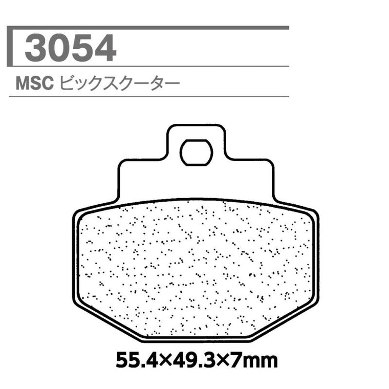 CARBONE LORRAINE(カーボンロレーヌ)｜ブレーキパッド 3054-MSC ｜CL3054-MSC