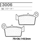 CARBONE LORRAINE(カーボンロレーヌ)｜ブレーキパッド SC 3006-SC ｜CL3006-SC