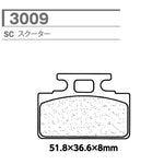 CARBONE LORRAINE(カーボンロレーヌ)｜ブレーキパッド SC 3009-SC ｜CL3009-SC