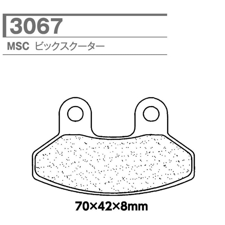 CL BRAKES(旧カーボンロレーヌ)｜3067-SC CL ブレーキパッド｜3067-SC