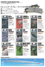 CL BRAKES(旧カーボンロレーヌ)｜CL1279-A3+ CL ブレーキパッド｜1279-A3+
