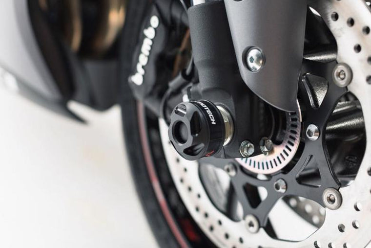 【SW-MOTECH】エスダブリューモーテック アクスルスライダーSET (フロント)BLK GSX-S1000 F 15-【カタログ品番：P091-2008】【メーカー品番：STP0517610200/B】