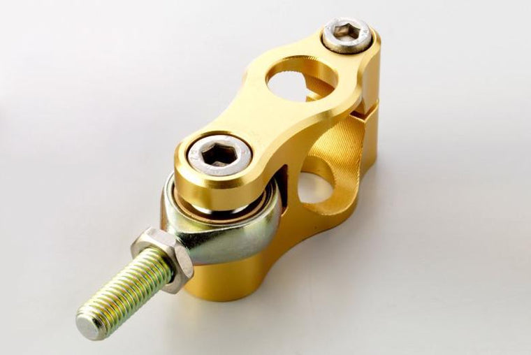 【HYPERPRO】ハイパープロ ボディークランプ 24.6mm TYPE2 GLD ピロボール:M8xP1.25 ネジ部長25mm【カタログ品番：P006-3738】【メーカー品番：22161246】