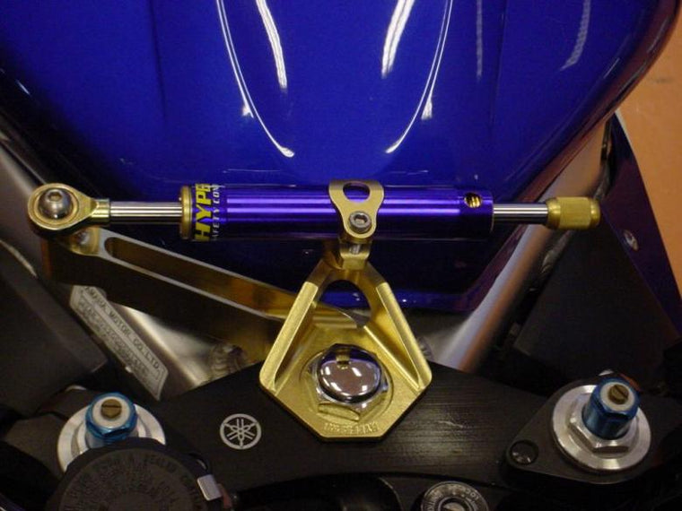 【HYPERPRO】ハイパープロ CNCステダンステーSET 75mm GLD YZF-R6 99-00 ［ストリート］【カタログ品番：P006-3983】【メーカー品番：22113022】