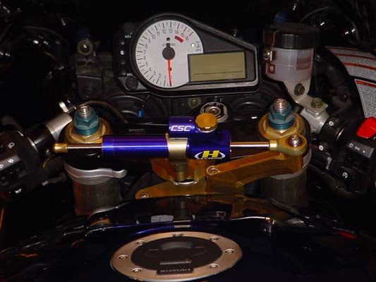 【HYPERPRO】ハイパープロ CNCステダンステーSET 75mm GLD GSX-R600 01-03 GSX-R750 00-03 ［トップ］【カタログ品番：P006-3990】【メーカー品番：22115014】