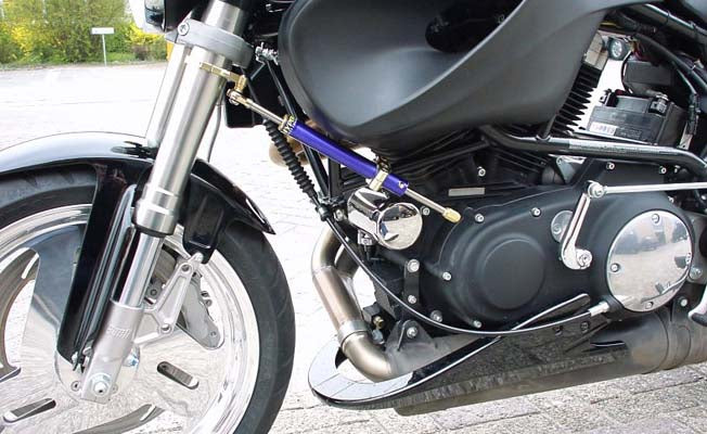 【HYPERPRO】ハイパープロ CNCステダンステーSET 120mm GLD BUELL X1【カタログ品番：P006-3997】【メーカー品番：22119014】