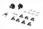 【エスダブリューモーテック】SWモーテック    TRAX 盗難防止ロックセット       キーシリンダー＆PROキャリア キーシリンダー7個, PROキャリアロック2個, キー2本 QLS0009515100
