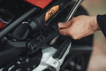 【エスダブリューモーテック】PRO BLAZEサドルバッグセットハイバージョン ヒートガード付 BMW S1000RR/S1000R BCHTA0774030301