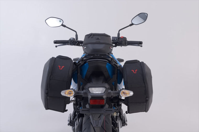 【エスダブリューモーテック】PRO BLAZEサドルバッグセットハイバージョン BLK GSX-8S 22 BCHTA0574031100