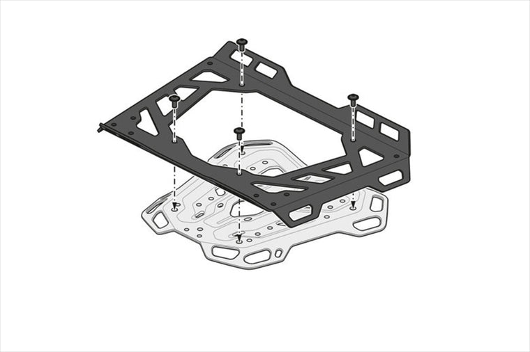 【エスダブリューモーテック】ADV-RACK (アドベンチャーラック) BLK V-STROM650/1000/1050 GPT0544019001/B