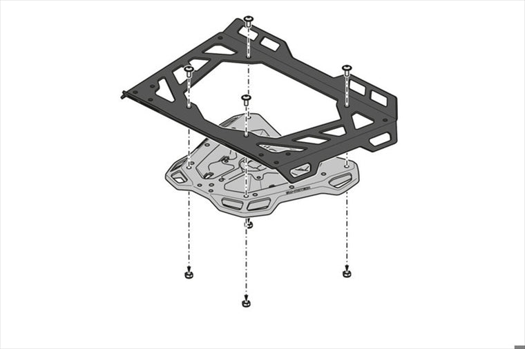 【エスダブリューモーテック】STREET-RACK (ストリートラック) BLK MT-10/SP 21 GPT0656416100/B