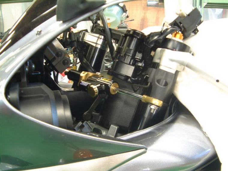 【HYPERPRO】ハイパープロ CNCステダンステーSET 75mm GLD YZF-R1 04-08 ［純正タイプ］【カタログ品番：P007-4766】【メーカー品番：22113028】