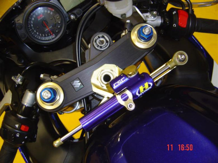 【HYPERPRO】ハイパープロ CNCステダンステーSET 75mm GLD GSX-R600 04-05 GSX-R750 04-05【カタログ品番：P007-7916】【メーカー品番：22115020】