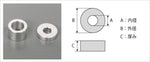 アクティブ ブレーキホースセンヨウカラー Φ16x10.2x5mm 《アクティブ 14990064》◇Cr◇