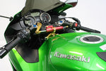 【HYPERPRO】ハイパープロ CNCステダンステーSET 75mm GLD ZZR1400 06-11 ZX-14R 12-20(ABS可)【カタログ品番：P008-1487】【メーカー品番：22117033】