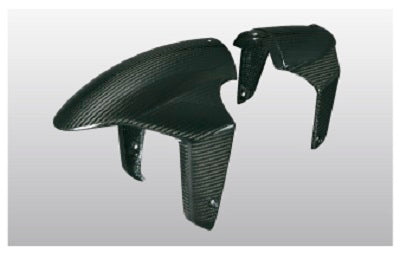 【NEXRAY】ネクスレイ フロントフェンダー スモークBLK DUCATI 749 999【カタログ品番：P028-3965】【メーカー品番：31890502】