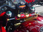 【HYPERPRO】ハイパープロ CNCステダンステーSET 75mm BLK FZS1000 FAZER 01-05【カタログ品番：P077-7968】【メーカー品番：22113025B】