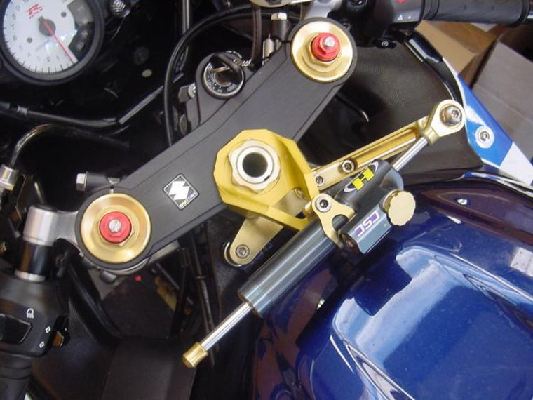 【HYPERPRO】ハイパープロ CNCステダンステーSET 75mm BLK GSX-R1000 03-04【カタログ品番：P077-7967】【メーカー品番：22115017B】
