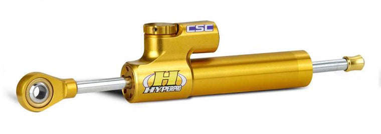 【ハイパープロ】ハイパープロ RSCステアリングダンパー75mm GOLD ホンタイノミ 22206075