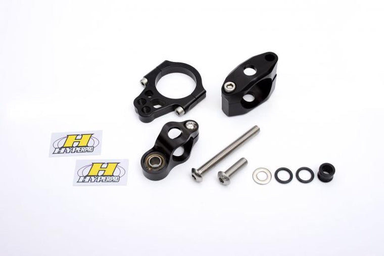【HYPERPRO】ハイパープロ CNCステダンステーSET 120mm BLK HARLEY SPORTSTER XL1200 04-13 XL883 04-13【カタログ品番：P079-5154】【メーカー品番：22119018B】